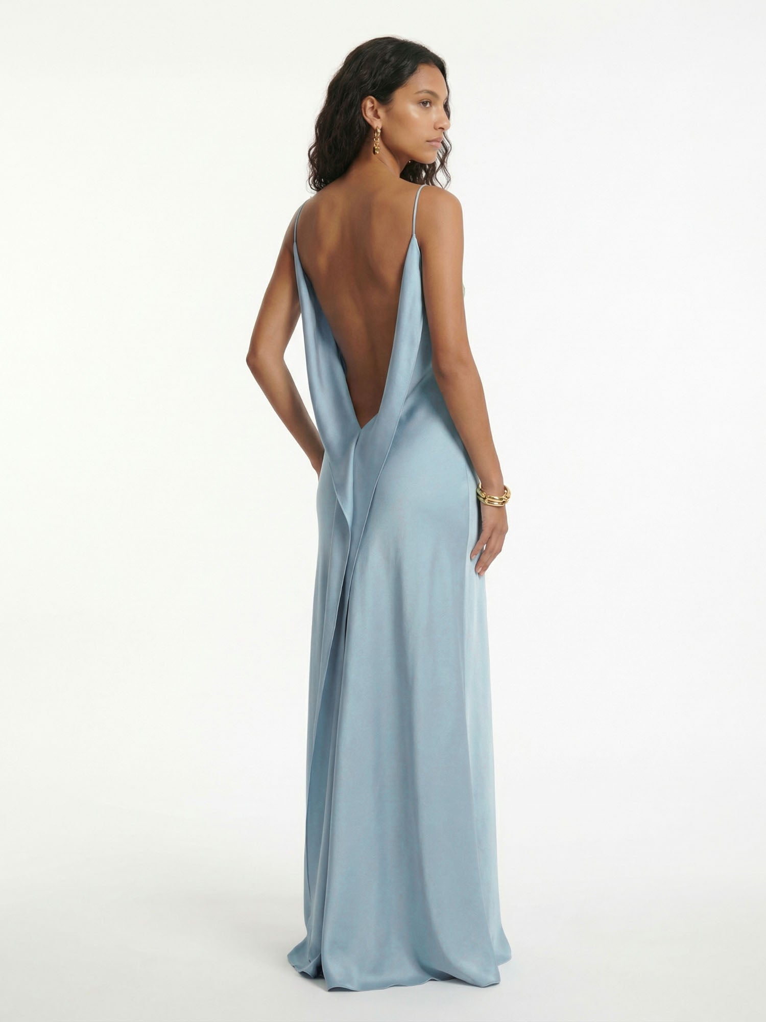 Elegant Bordeaux Maxi Dress