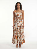 Orchid Printed Tapestry Maxi Dress