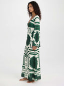 Tribal Forest Maxi Dress