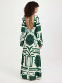 Tribal Forest Maxi Dress