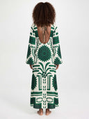 Tribal Forest Maxi Dress