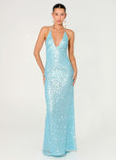 Elegant sequin maxi dress