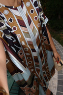 Geometric Print Mini Dress