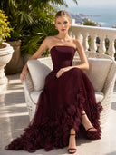 Petal Design Maxi Dress