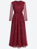 Tailored Blazer & Chiffon Maxi Dress Prom Set