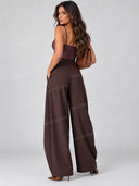 Tailored Blazer & Balloon Leg Pants Two Piece Set