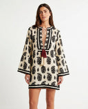 Casual Paisley Print Mini Dress