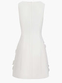 Elegant Floral Sleeveless Keyhole Mini Dress