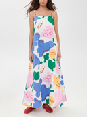 Printed A- Line Maxi Dress