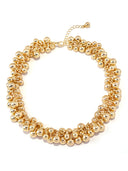 Cluster Bead Statement Chain Necklace