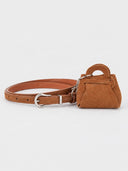 Mini Suede Bag Charm Belt