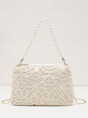 Hollow Crochet Lace Evening Clutch Bag