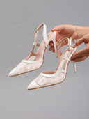 Elegant Lace High Heels