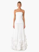 Petal Design Maxi Dress