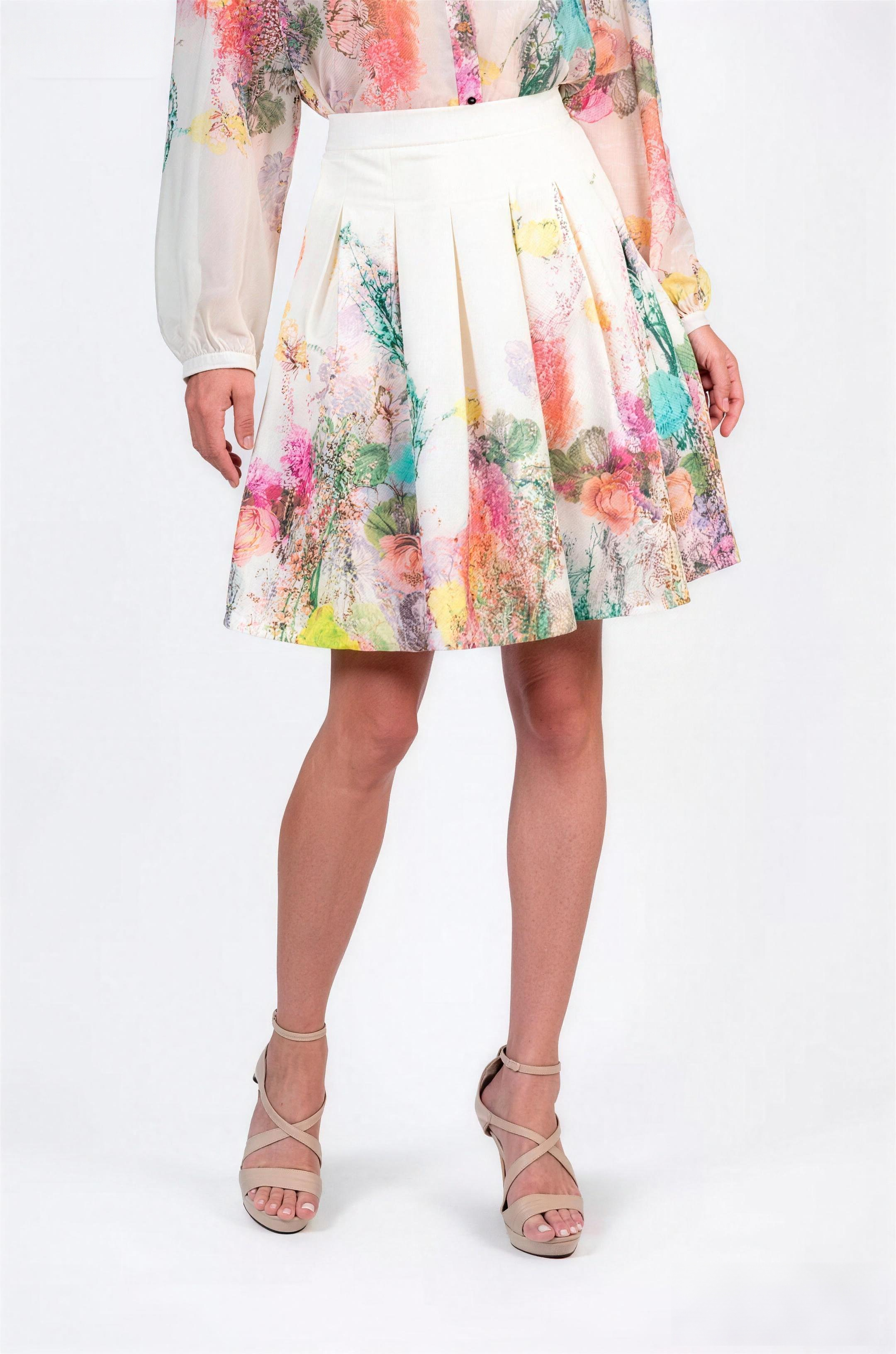 Vibrant Floral Print Two-Piece Set