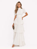 Retro Princess Multi-Layer Maxi Cake Dress