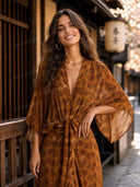 ILLUSION Printed Dress-7