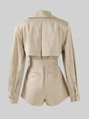 Belted Trench Style Romper
