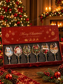 Christmas Santa Reindeer Decorative Wine Glass