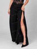 Floral Lace Camisole Top Wide Leg Pants Two Piece Set