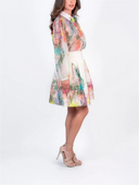 Vibrant Floral Print Two-Piece Set