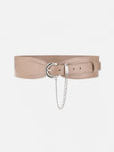 Vintage Buckle Chain Detail Waist Belt