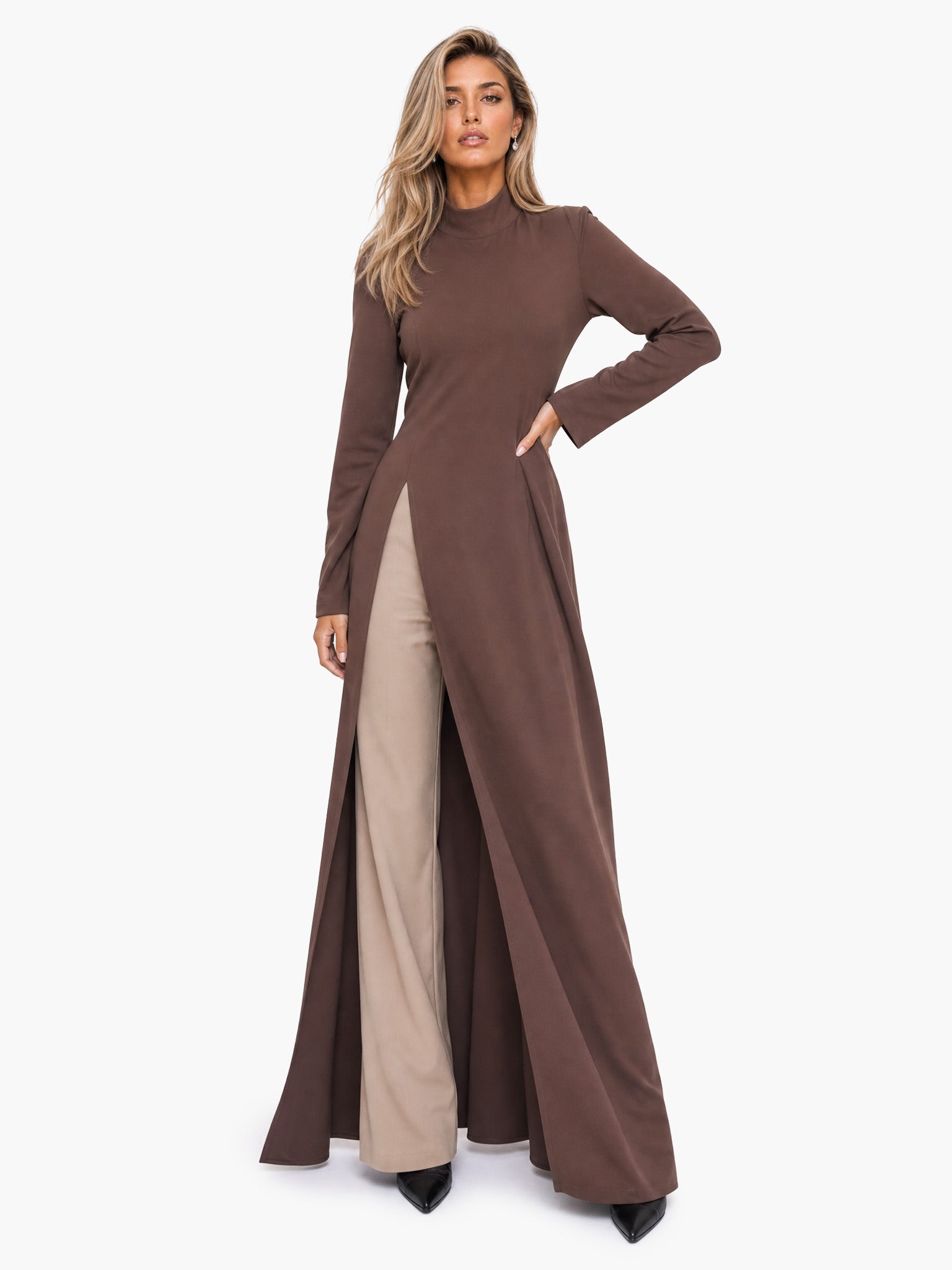 Fashion Slit Long Dress