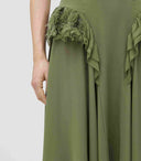 Elegant Asymmetric Maxi Dress