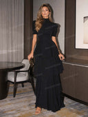 Retro Princess Multi-Layer Maxi Cake Dress