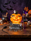 Halloween Witch Hat Pumpkin Table Lamp