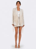 Fringe Tailored Blazer