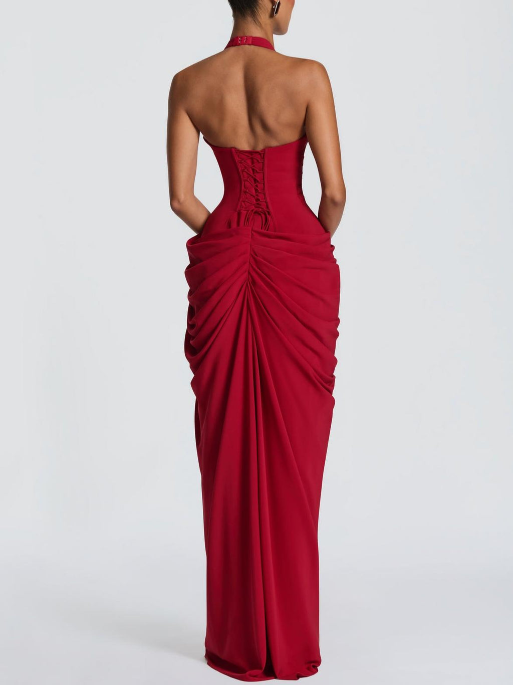 Luxe Satin Shirt Maxi Dress