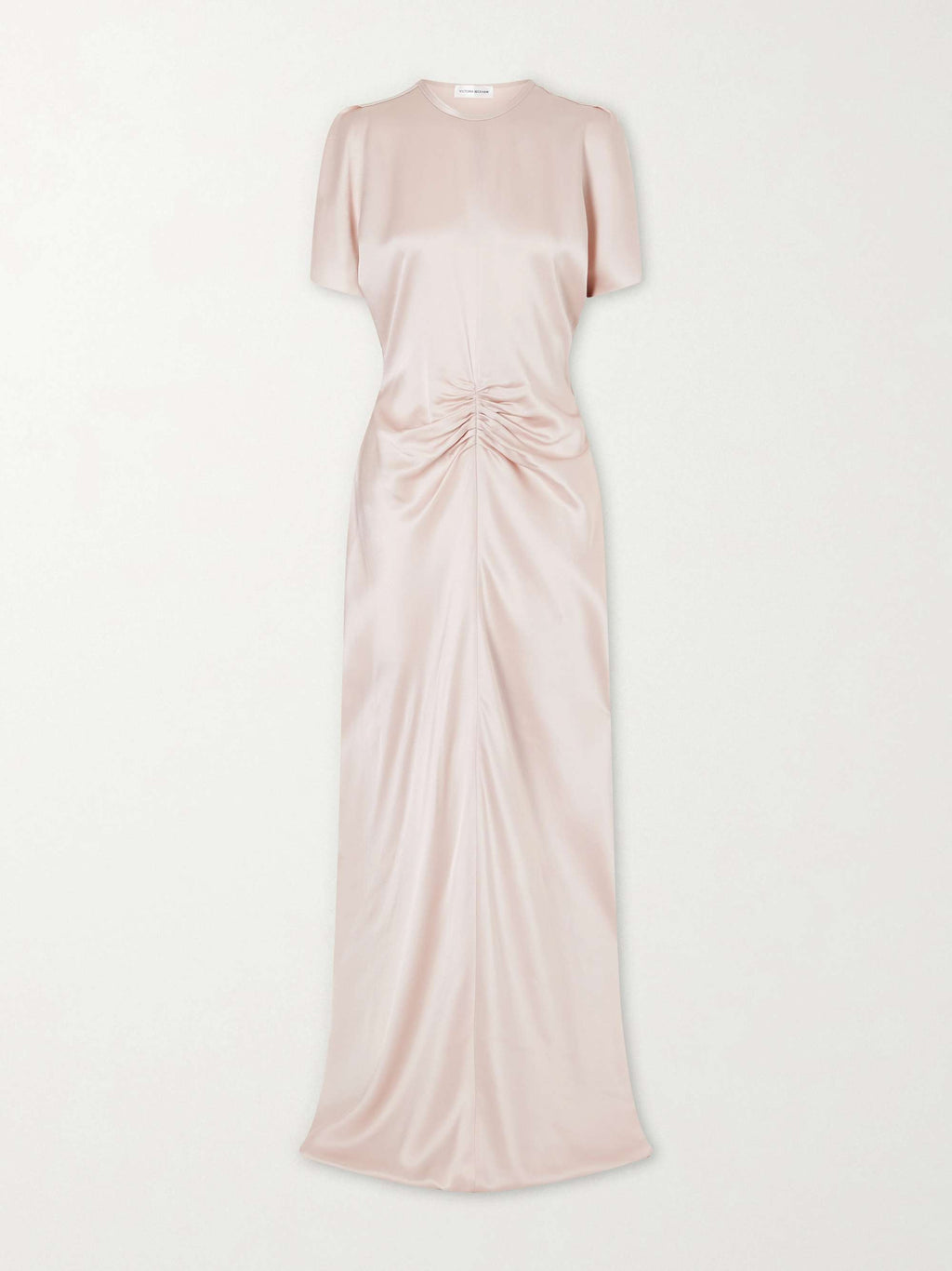 Satin Flutter Sleeve Dress