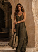 Minimalist Loose Knit Maxi Dress