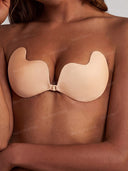 Seamless Front Closure Strapless Adhesive Bra