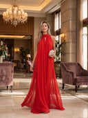 Halter-Neck Backless Jumpsuit