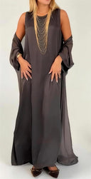 Elegant Loose Fit Maxi Dress