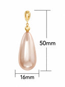 Teardrop Pearl Drop Earrings