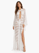 Hollow Design Knit Loose Maxi Dress