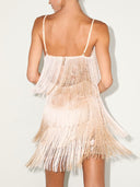 Elegant Sequin Fringe Cami Mini Dress