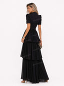 Retro Princess Multi-Layer Maxi Cake Dress
