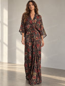 Kimono-Style Printed Dress-4