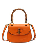 Retro Bamboo Top Handle Bag