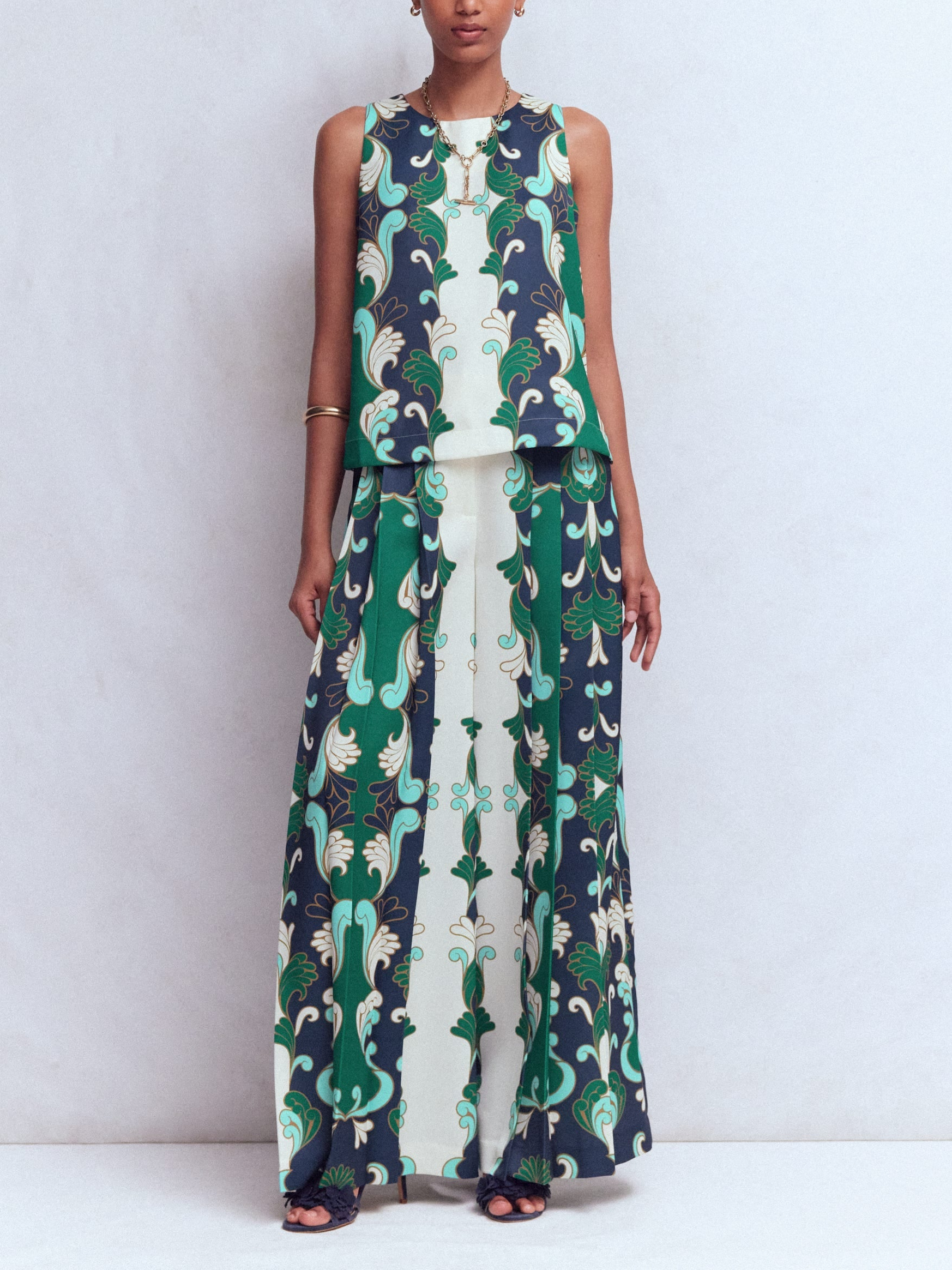 Baroque Print Two-Piece Set