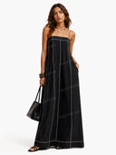 Casual Sleeveless Camisole Maxi Dress