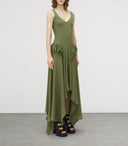 Elegant Asymmetric Maxi Dress