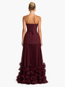 Petal Design Maxi Dress