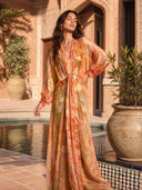 Kimono-Style Printed Dress-3