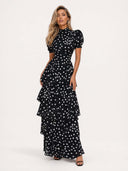 Retro Princess Multi-Layer Maxi Cake Dress