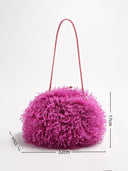 Stylish fluffy cloud bag